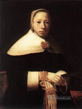  Tal Kunst - Porträt einer Frau Goldenes Zeitalter Gerrit Dou